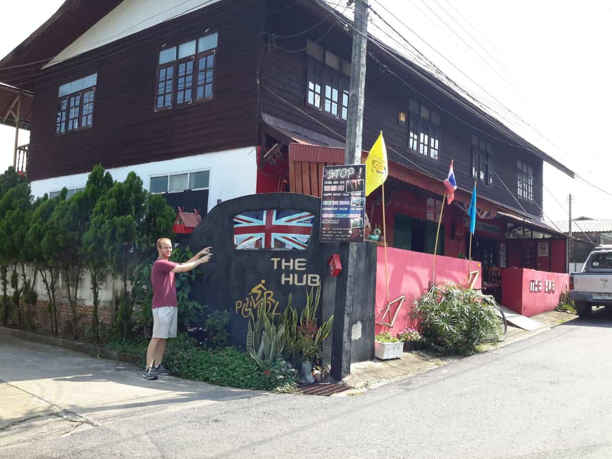 The Hub Pub in Chiang Khong, Thailand