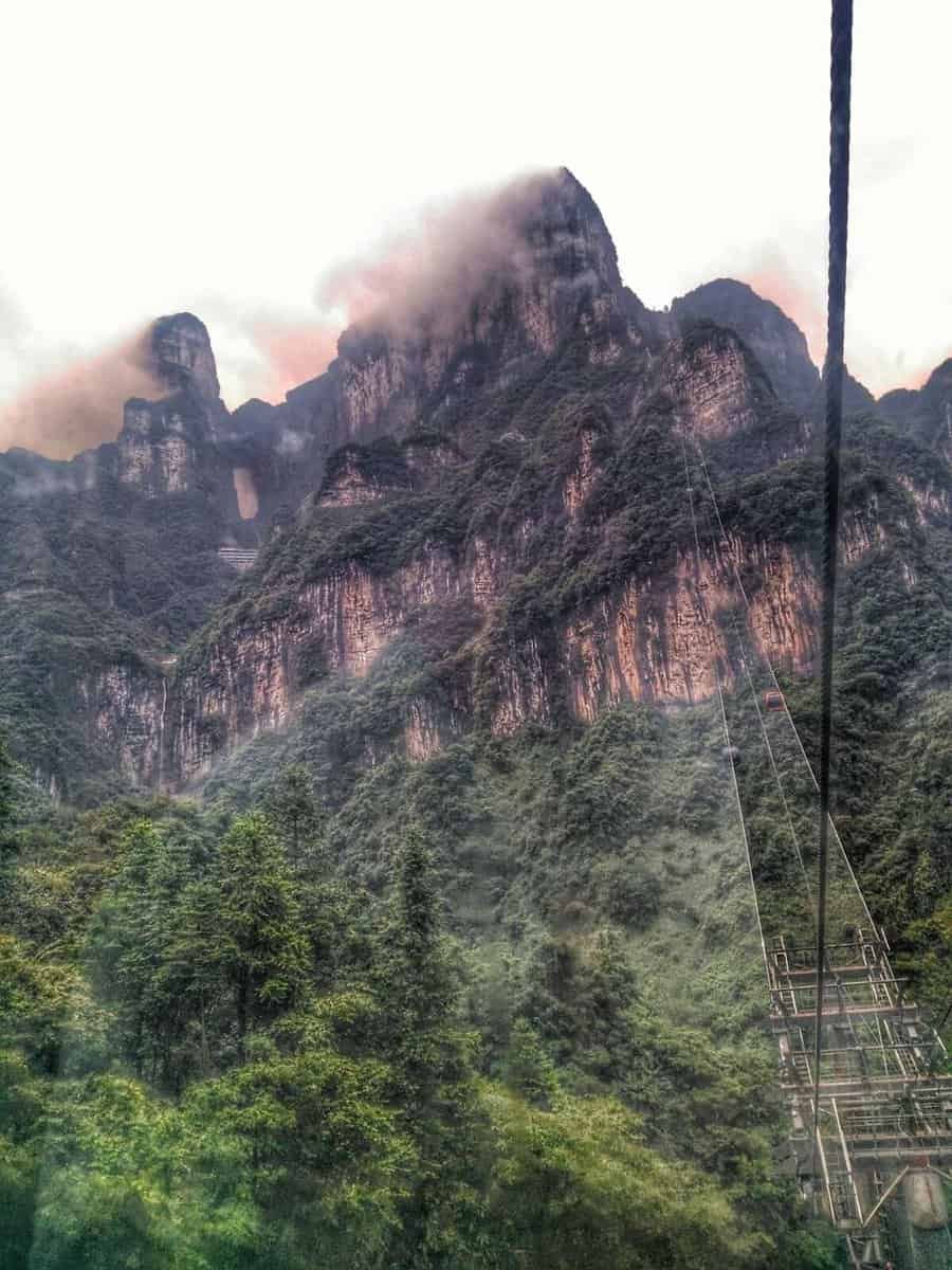 Cable Car at Tianmen Shan, Zhangjiajie, Hunan, China