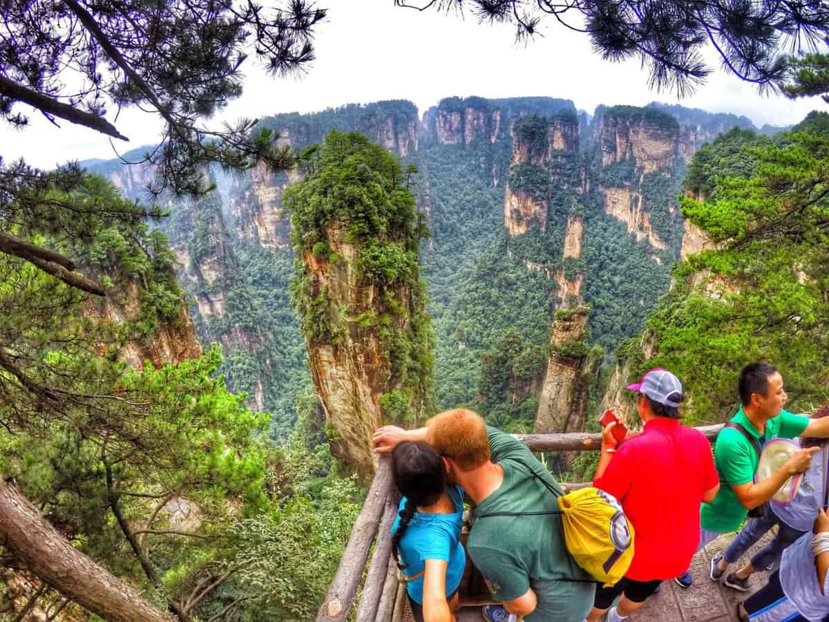 Quartz-Limestone Karst Pillars - Zhangjiajie National Forest, Hunan Province, China