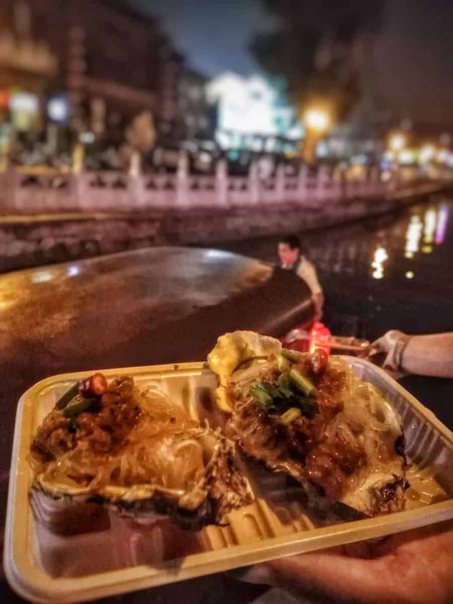 Beijing 2 day Itinerary - Best Things to do: Houhai Bar Street, street food