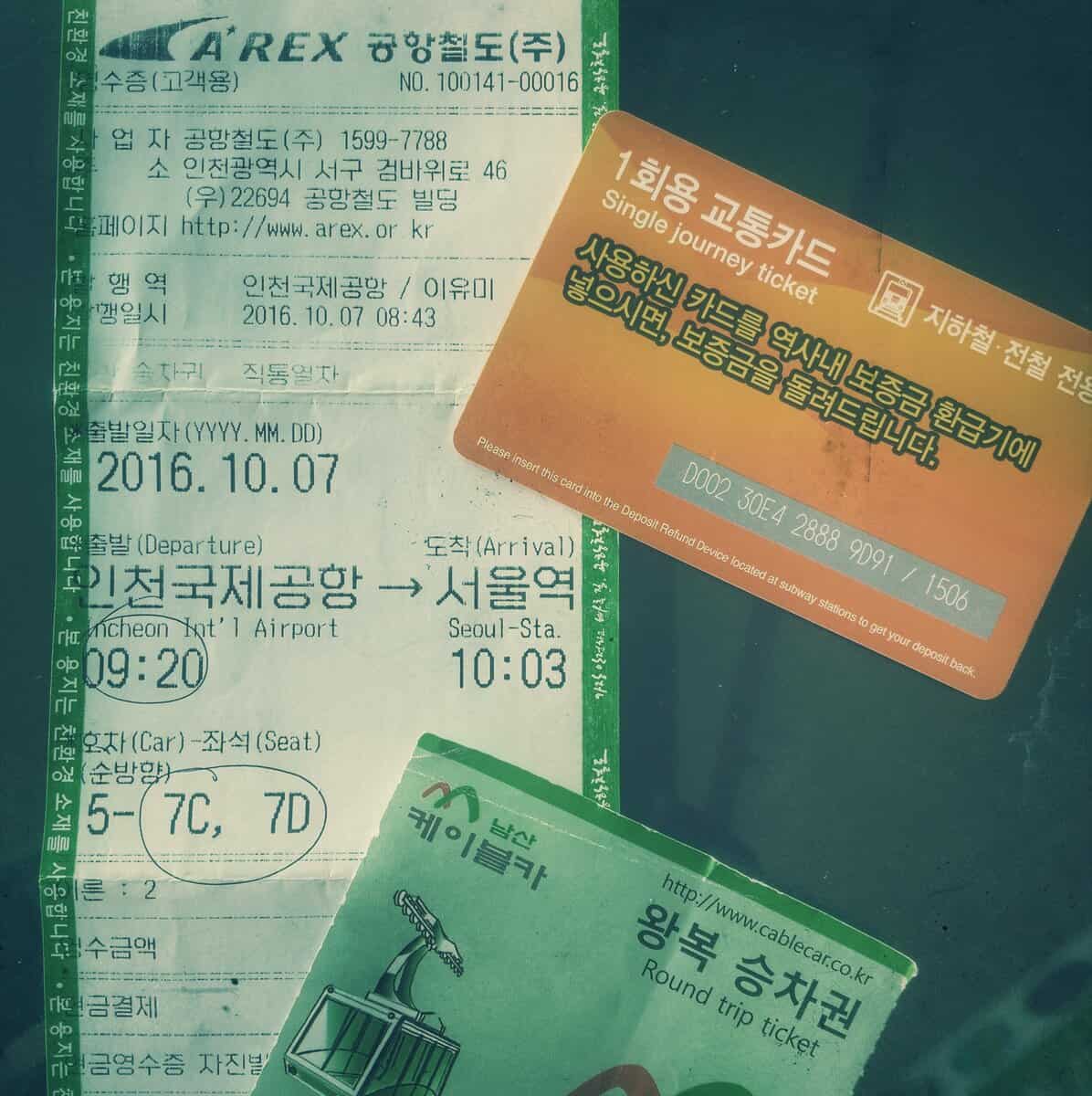ticket for AREX and Namsan Cable Car - Seoul, South Korea ticket for AREX and Namsan Cable Car - Seoul, South Korea