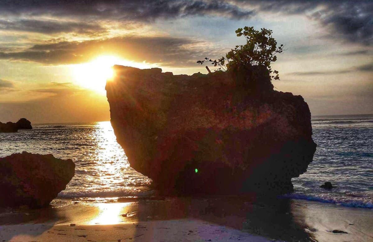 Padang Padang Beach at Sunset, Bali, Indoenia Travel Photo