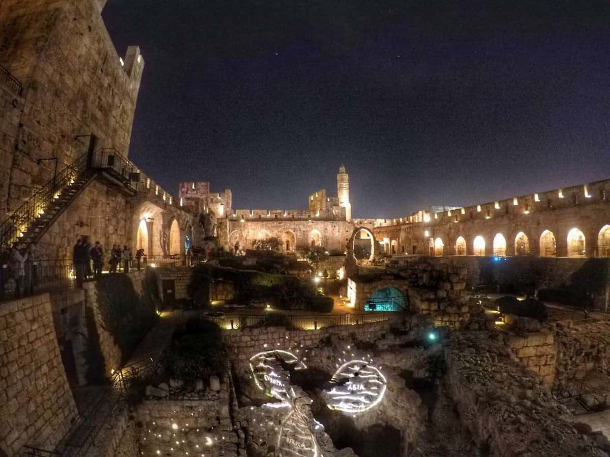 Tower Of David At Night - Top Old City Jerusalem Attractions