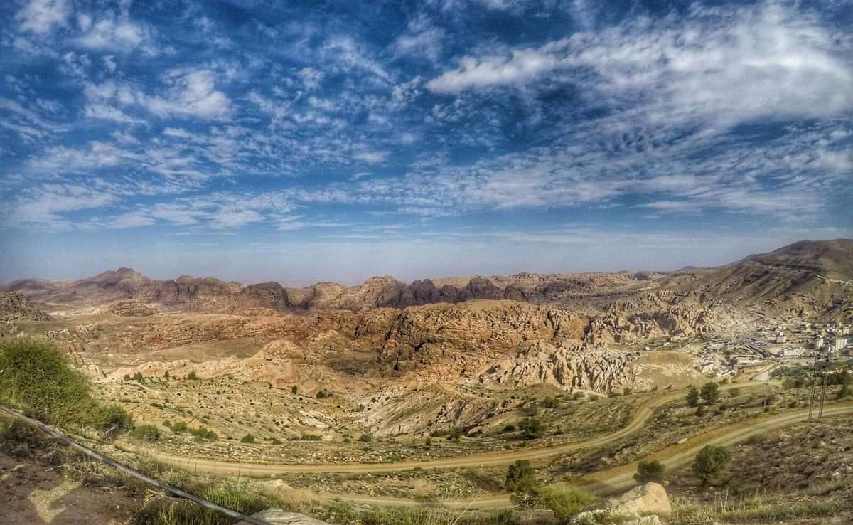 Visiting Petra - View From Afar