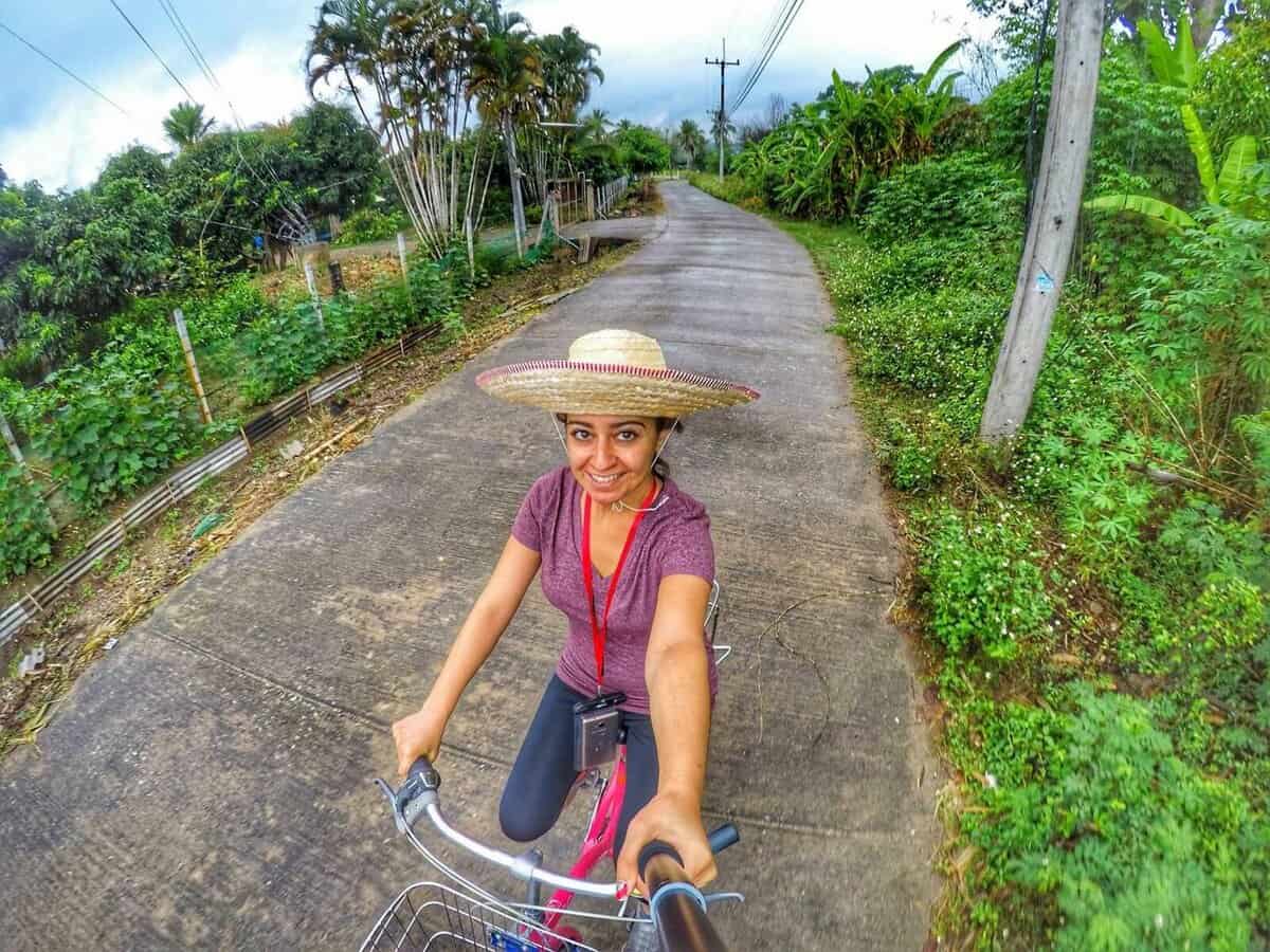 cycling tour of local area in Chiang Mai