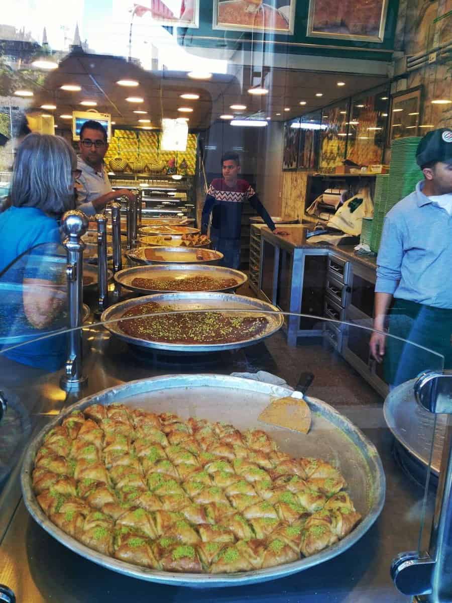 Jordan a SAFE country to visit - dessert in Amman