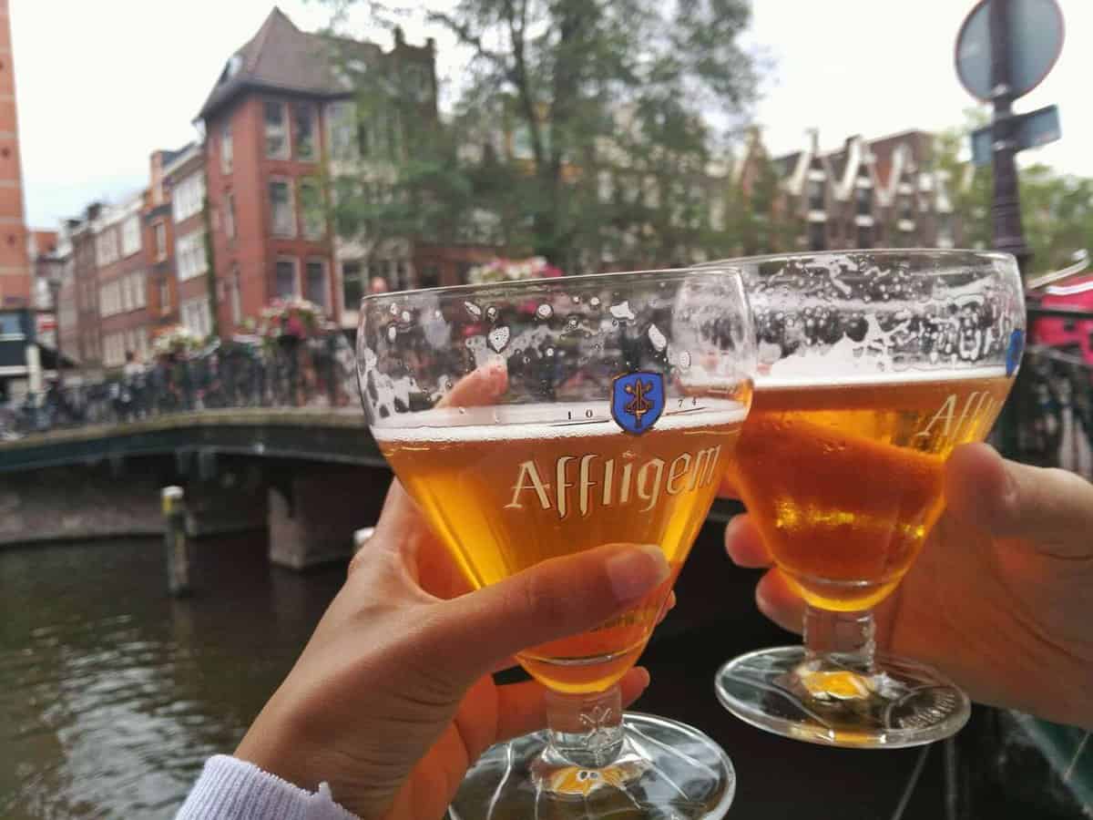 drinks by the canal - Must do things in Amsterdam