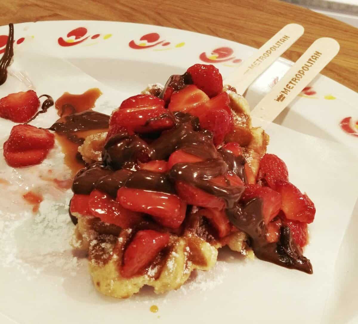 waffles with Nutella - Amsterdam must do