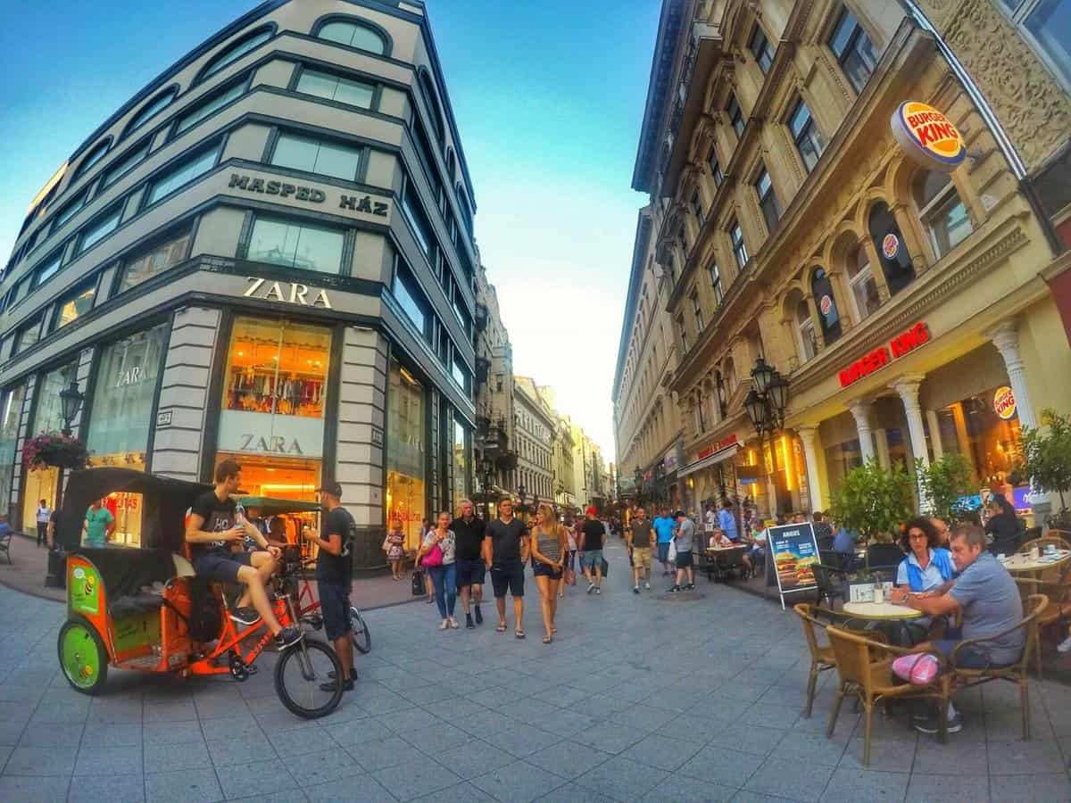 Top Things To Do Budapest - Shopping street