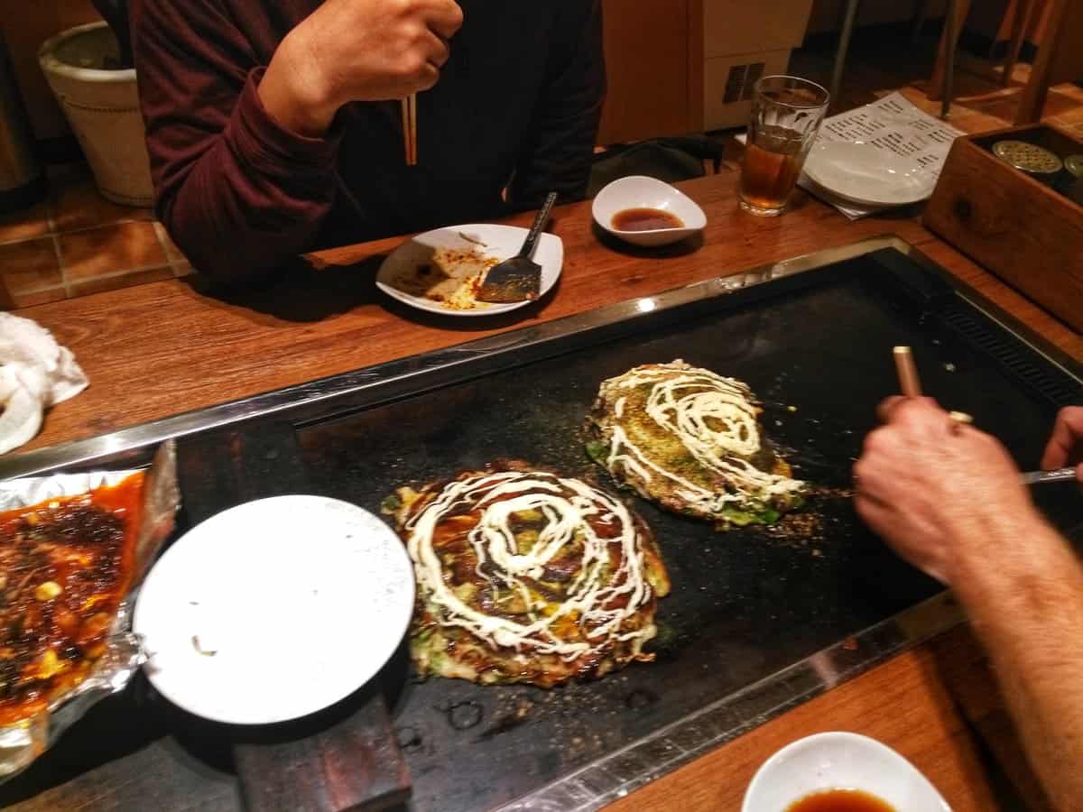How to plan a trip to Japan - Okonomiyaki Food in Osaka