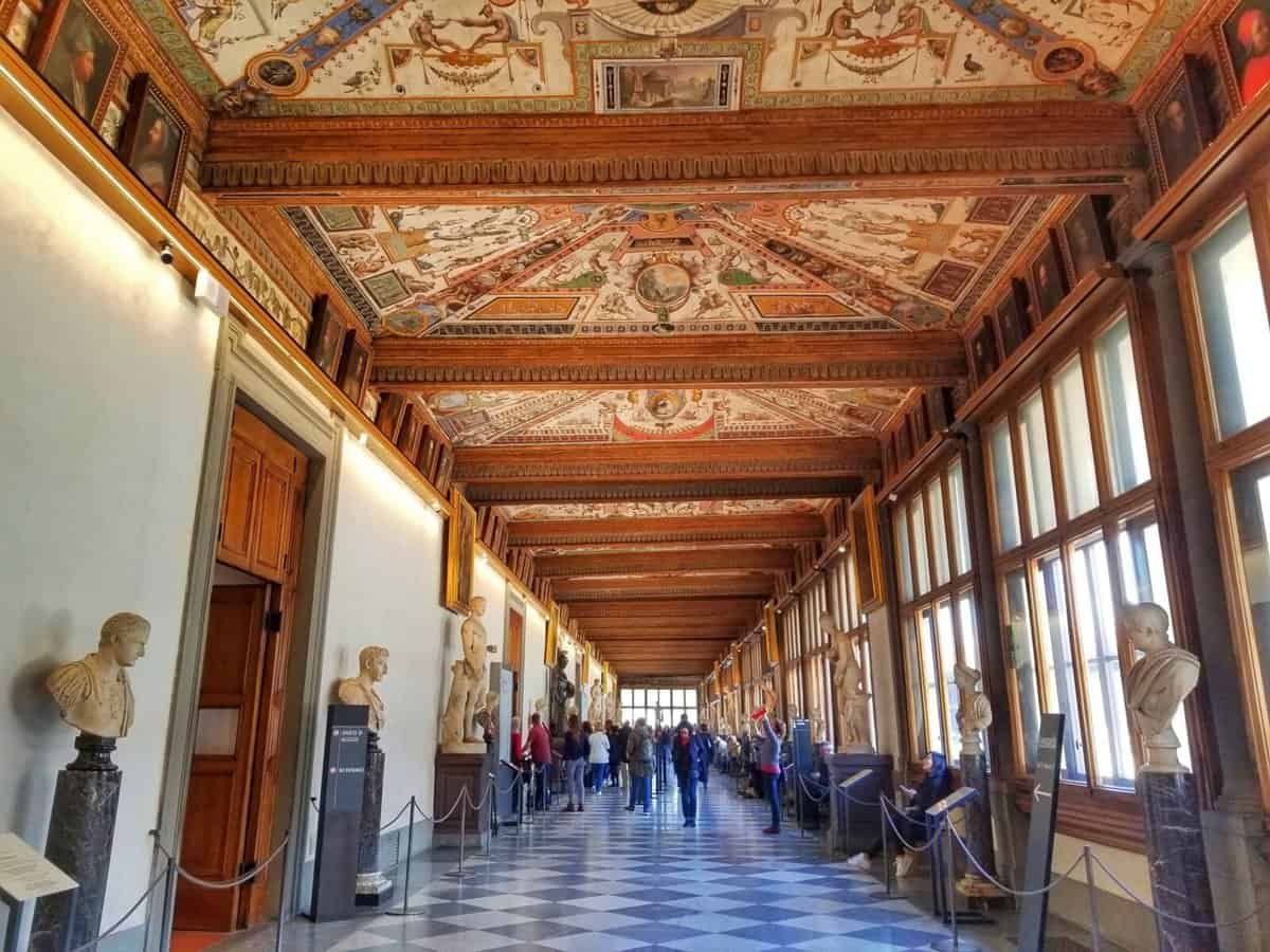 Florence itinerary 2 days - Uffizi Gallery