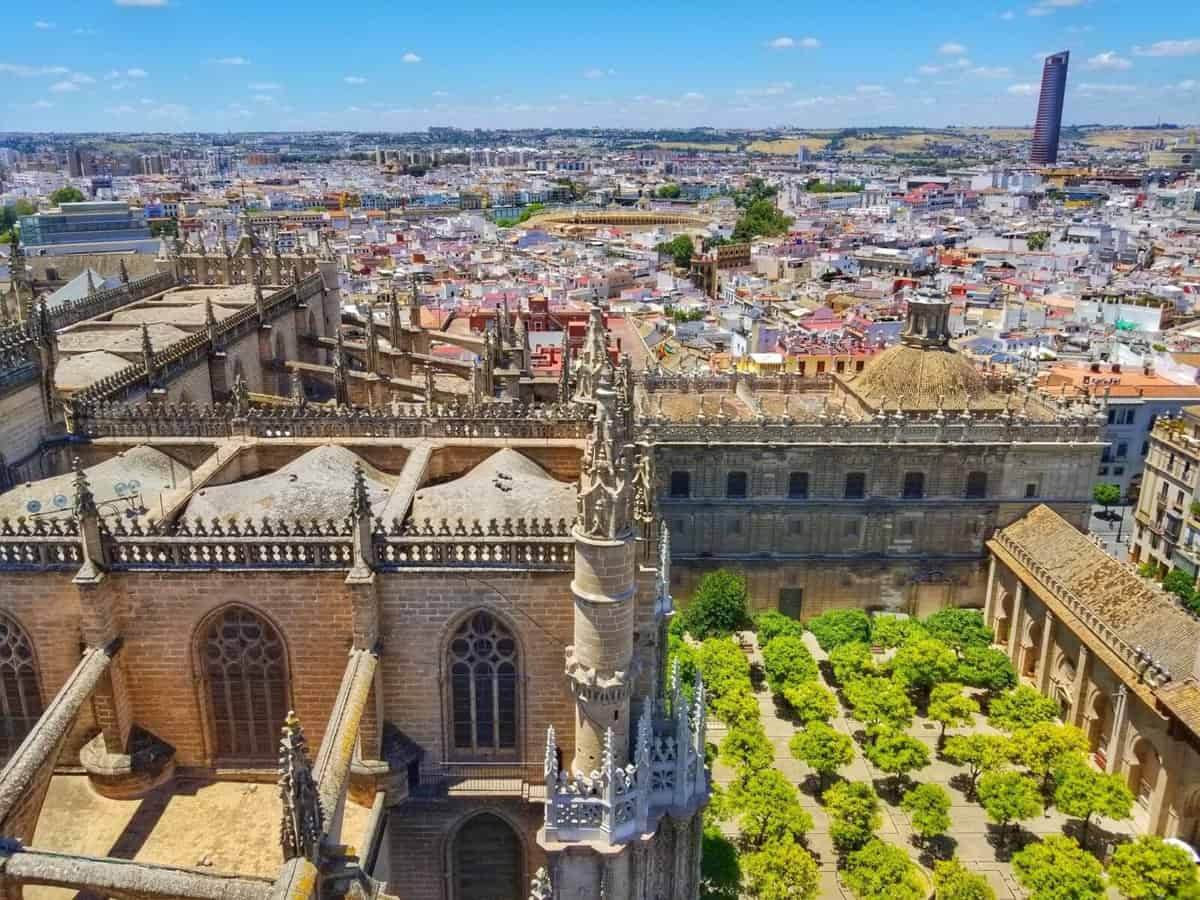 Seville itinerary - Torre Giralda views