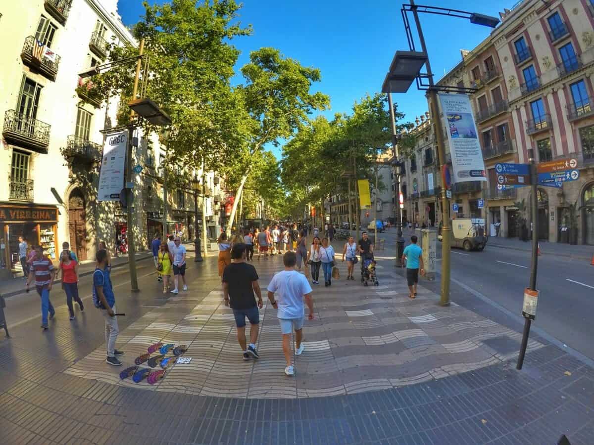 first time in Barcelona - La Rambla
