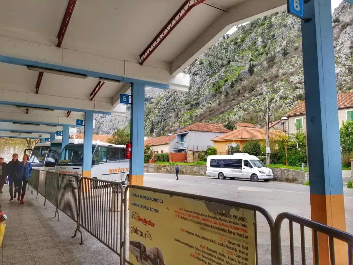Day trip from Kotor to Dubrovnik by bus