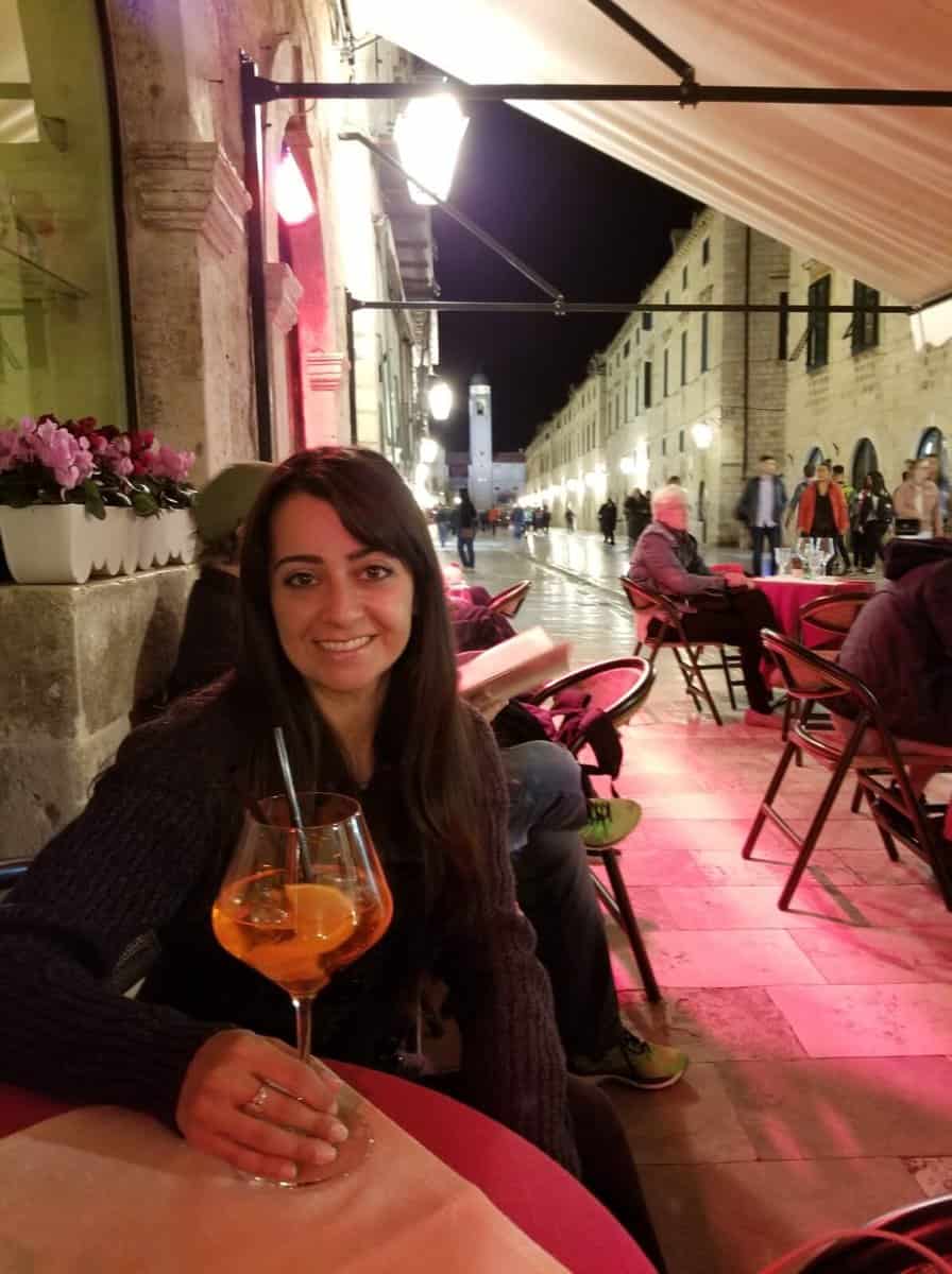 Evening drinks in Olt Town Dubrovnik