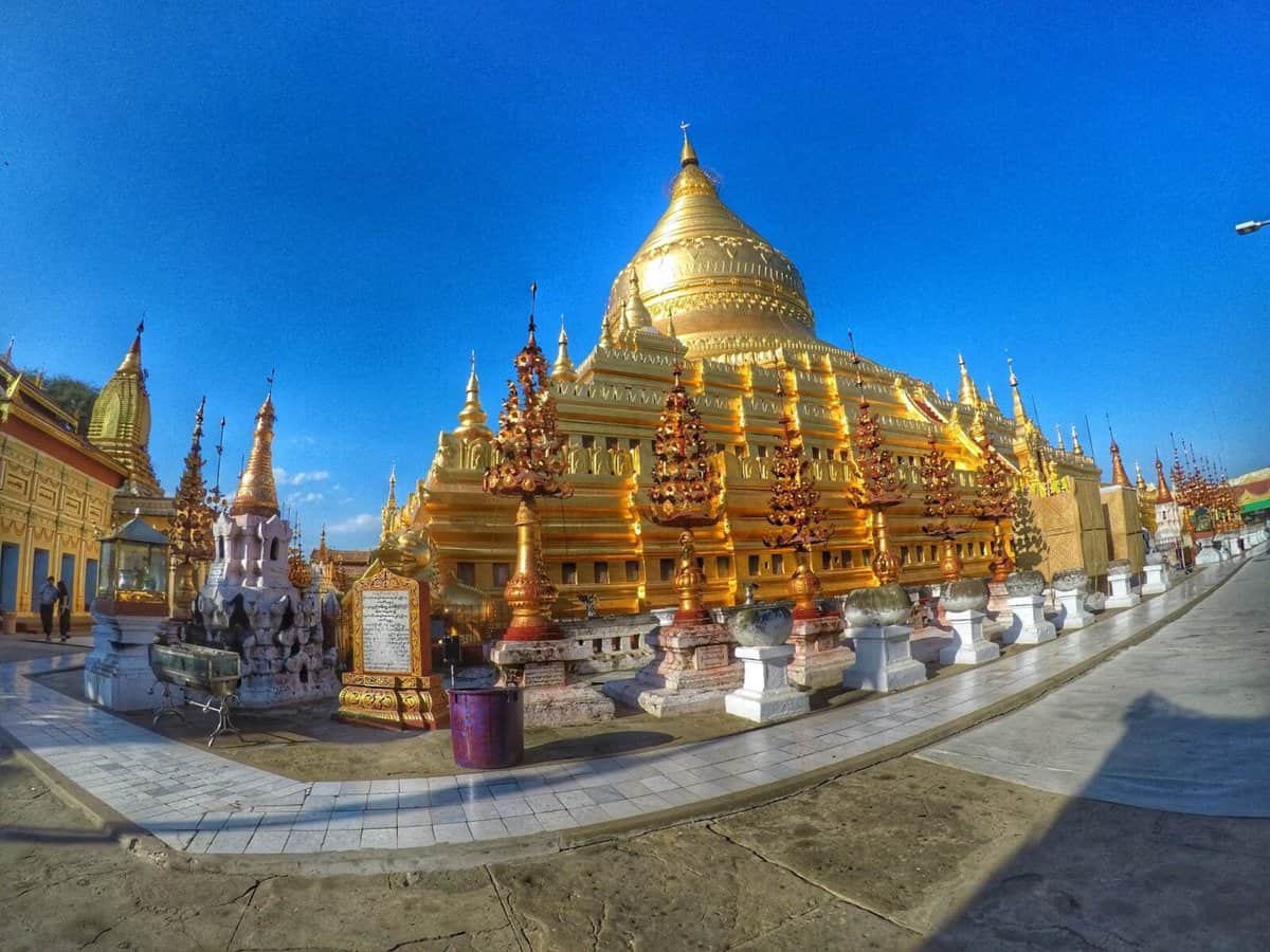 Shwezigon Pagoda - interesting Bagan Temple