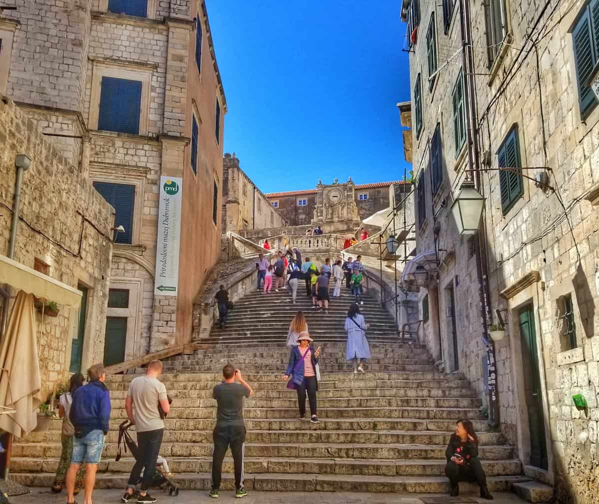 best things to do in Dubrovnik - Jesuit Stairs