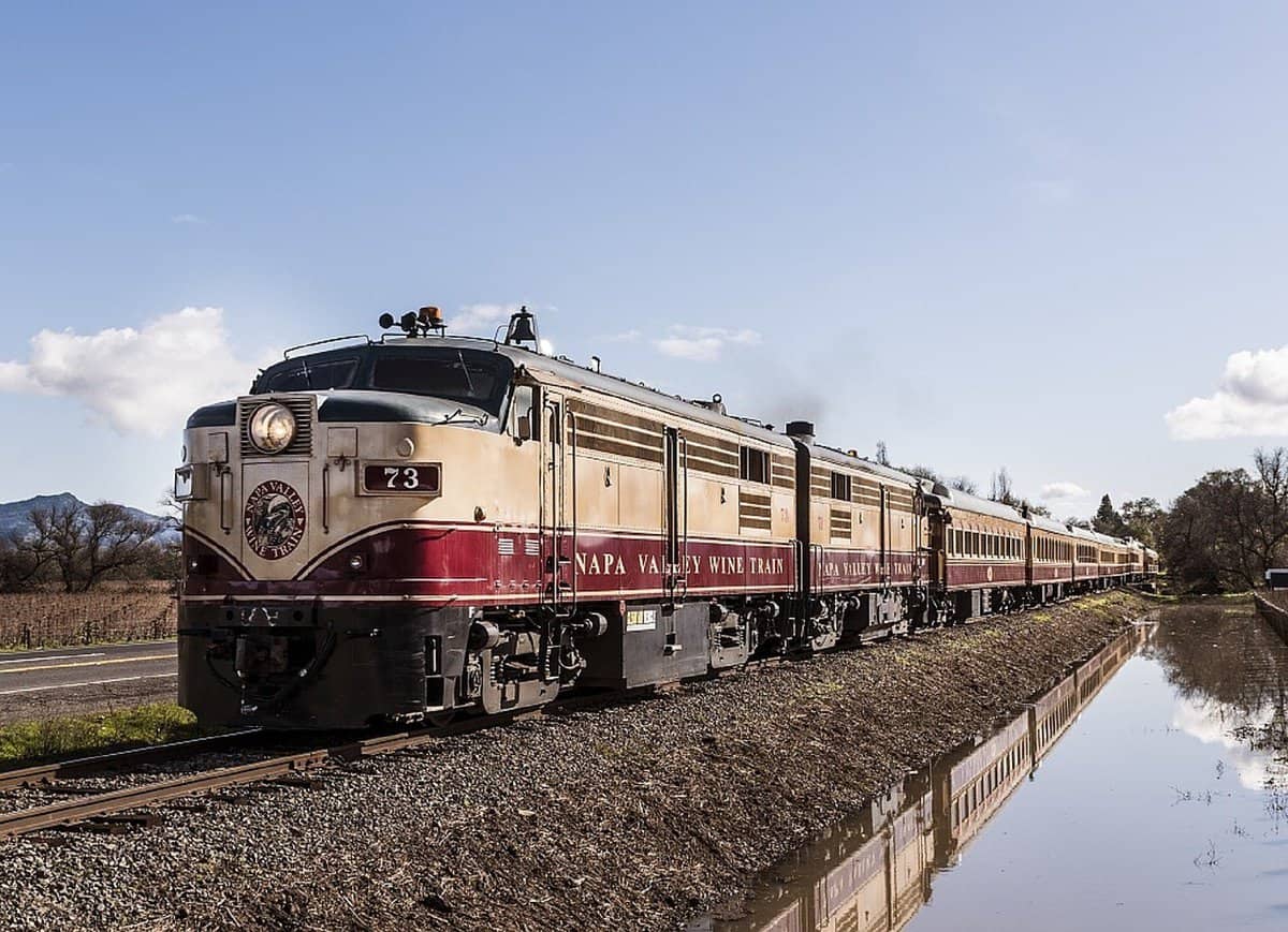 Northern California getaways for couples - Napa Wine Train