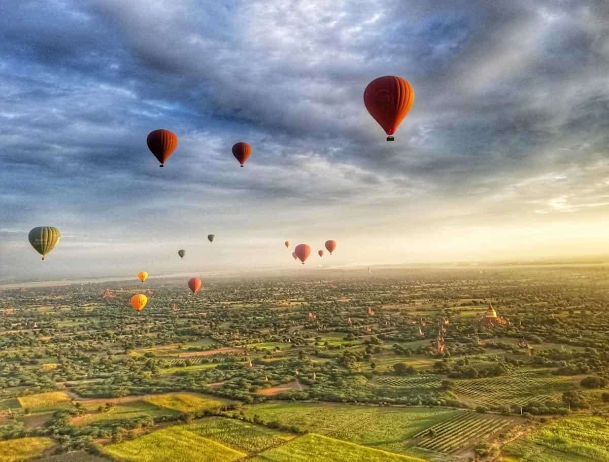 Bagan Hot Air Balloon Guide Together To Wherever