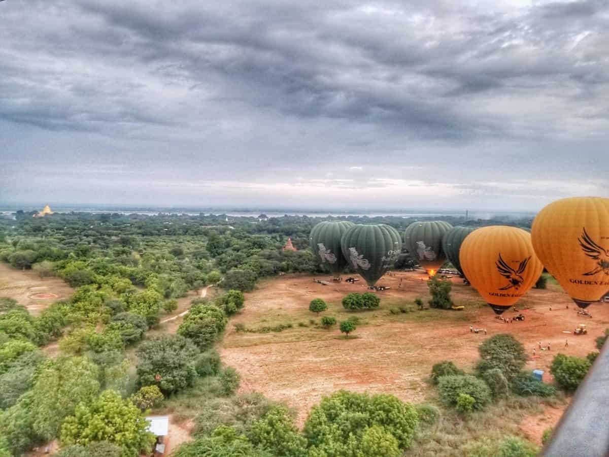 Burma hot air balloon