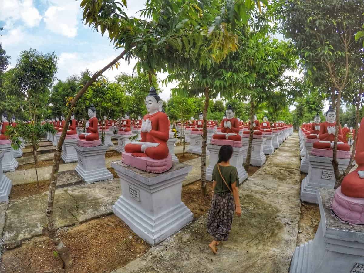 What To Do in Yangon - Kyaik Par Buddha Statue 1000