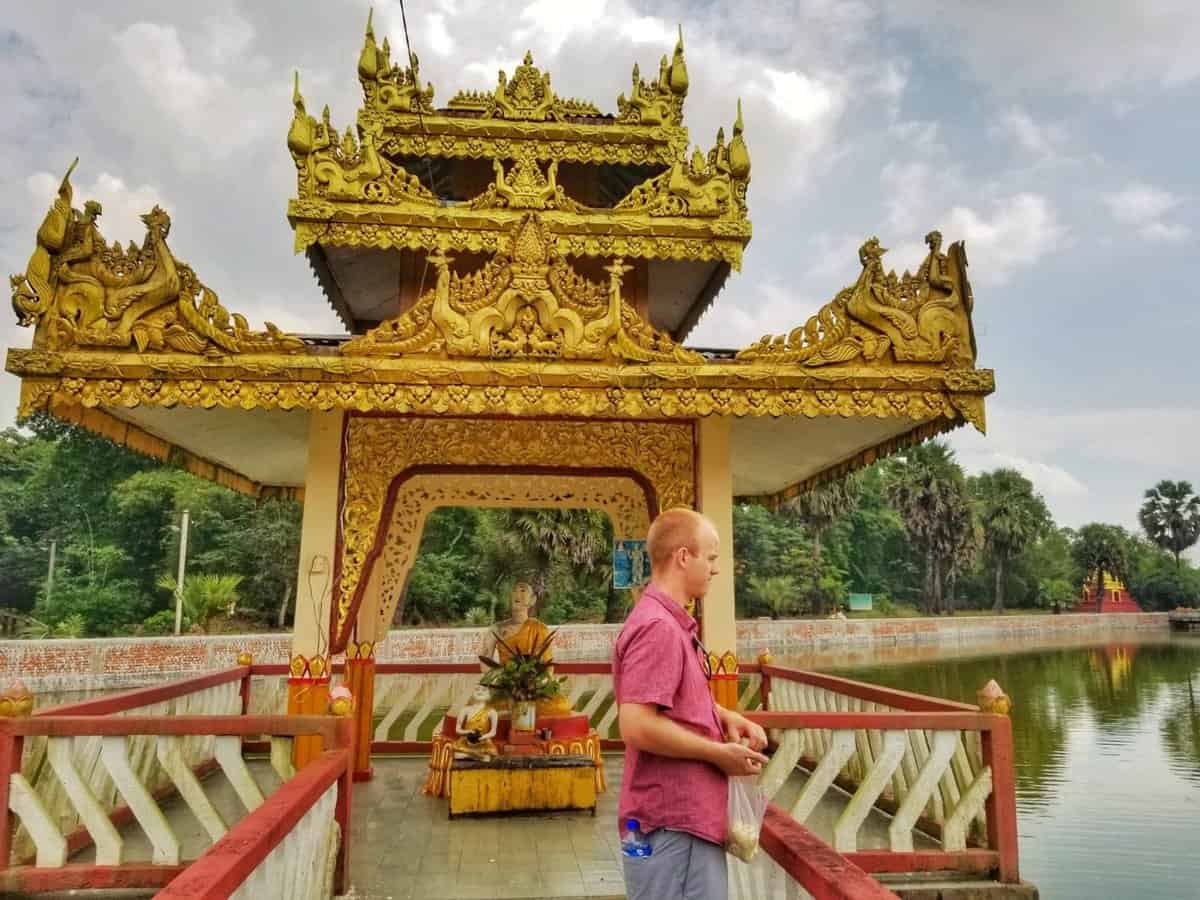 Yangon Myanmar points of interest - Paung Taw Pagoda surrounding Yangon Myanmar points of interest - Paung Taw Pagoda surrounding