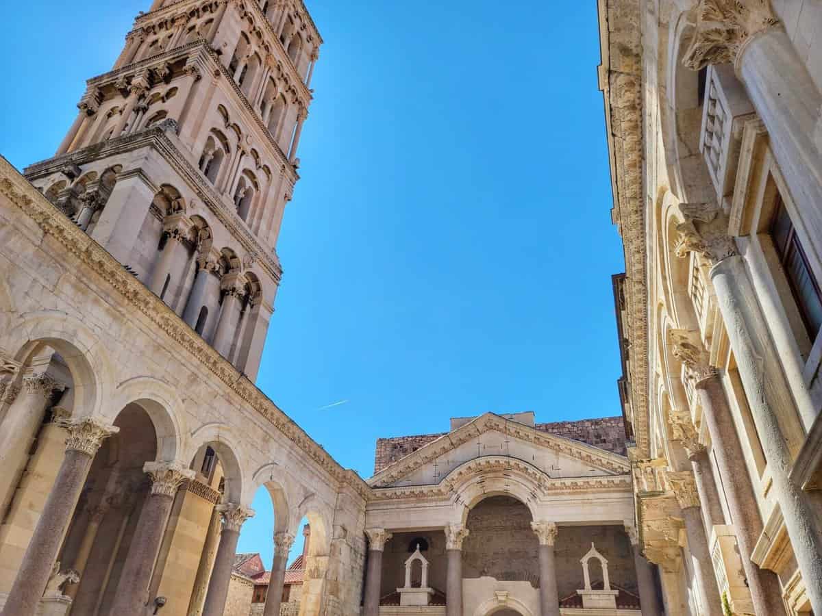 Diocletian's Palace in Split Old Town
