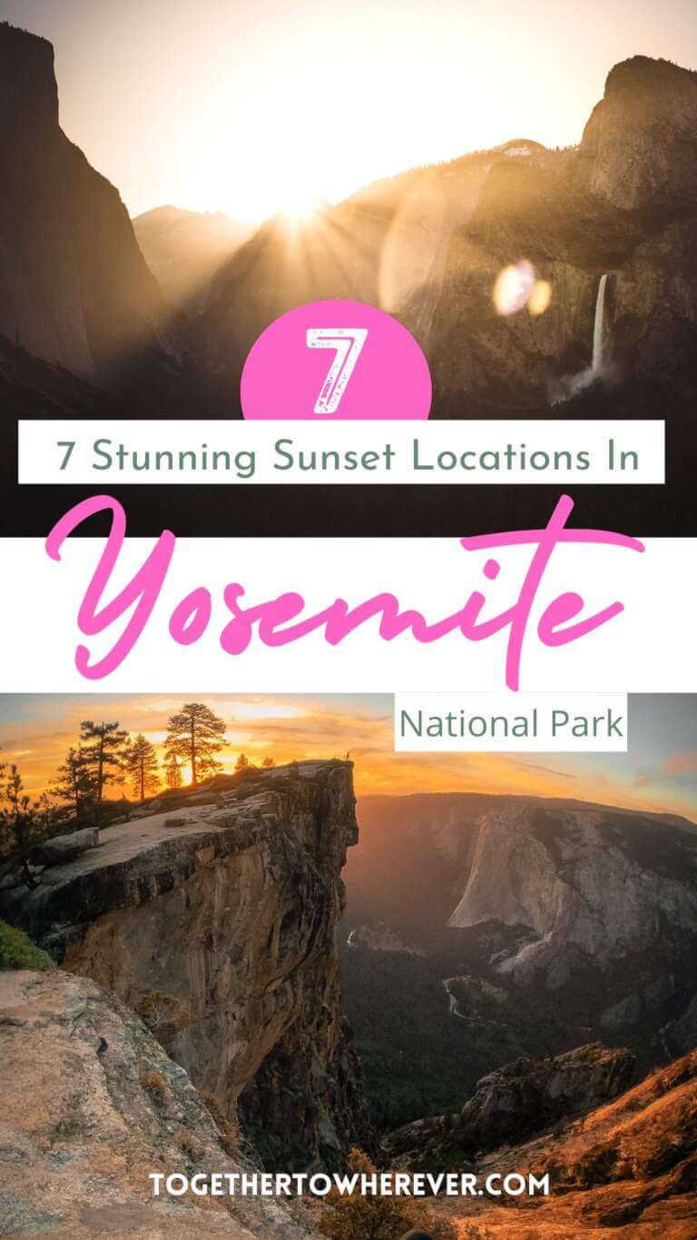where to view sunsets in Yosemite