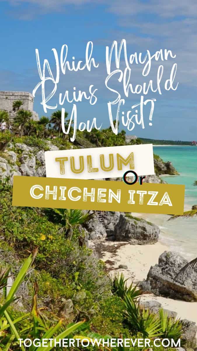 Chichen Itza Or Tulum Ruins in Mexico