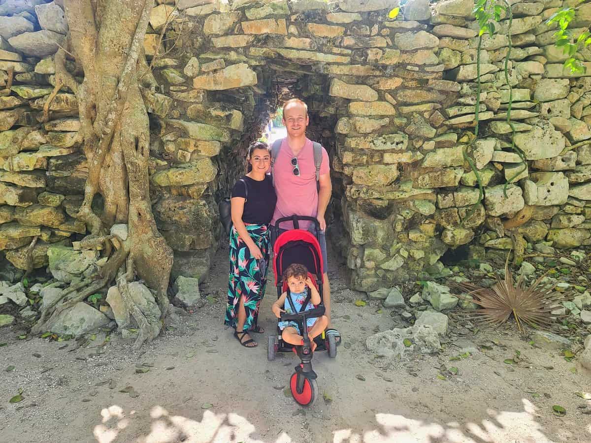 wall surrounding Tulum ruins