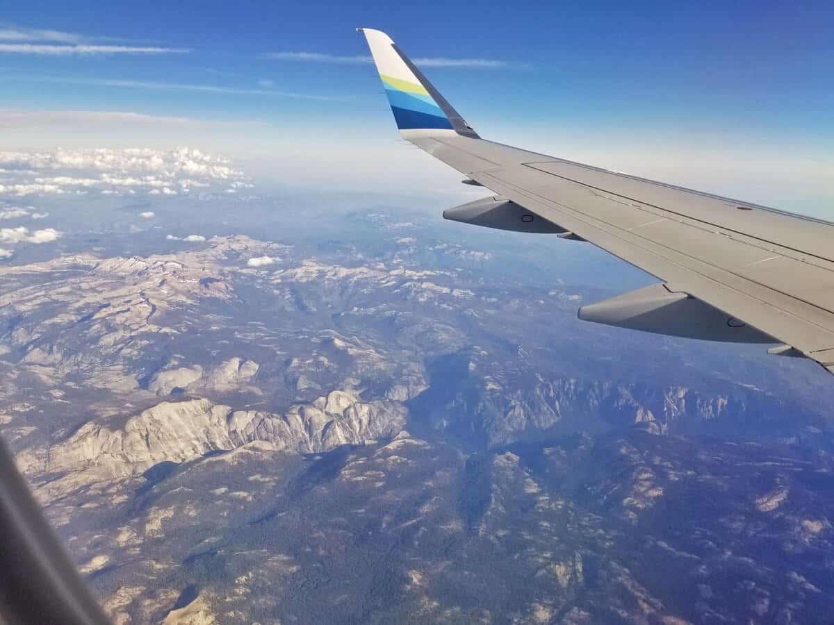 Yosemite from plane