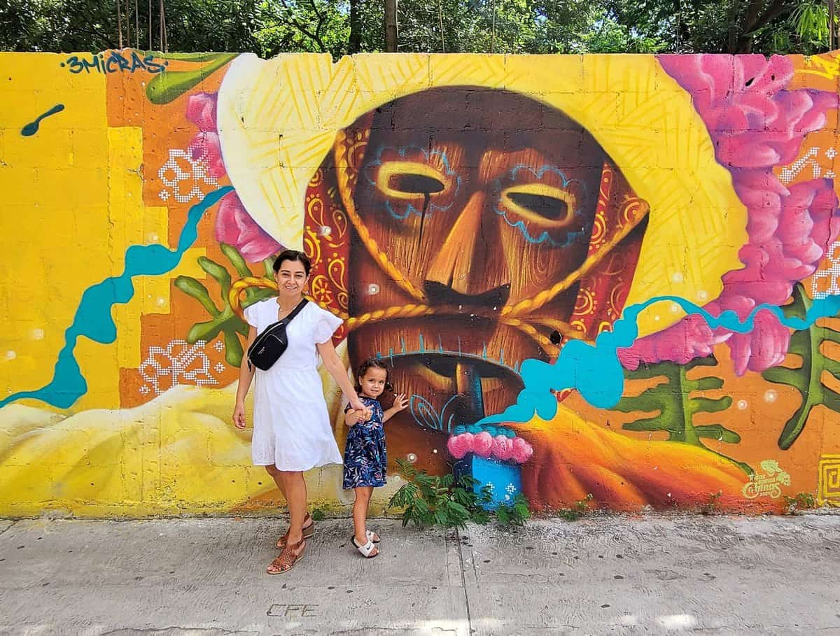 Mexican street art - Puerto Morelos and Playa Del Carmen
