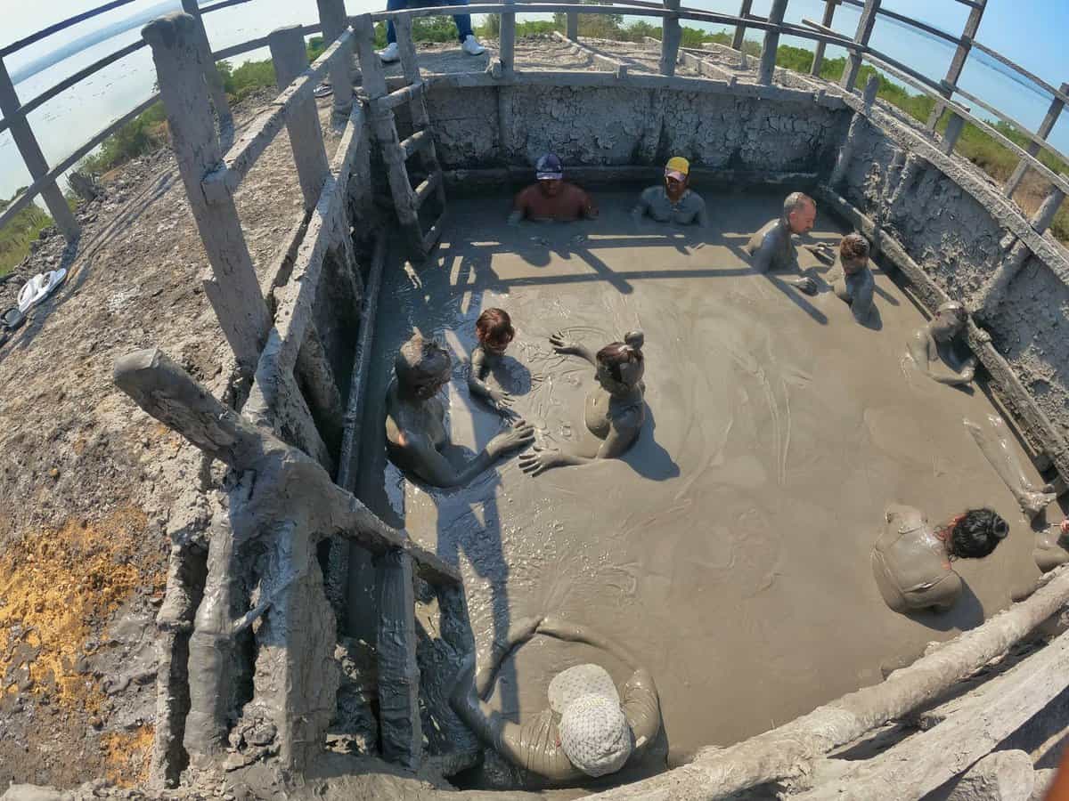 mud bath in Cartagena - Itinerary for Colombia