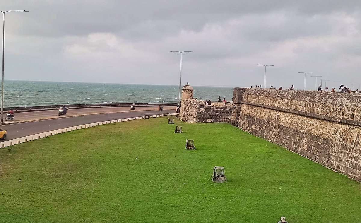walls around Cartagena de Indias