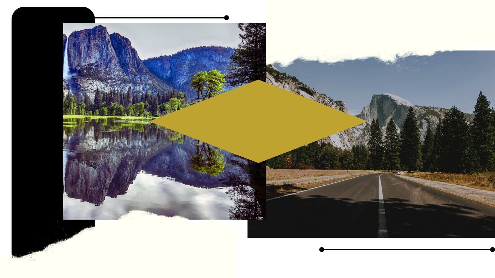 Yosemite and yellowstone landscapes