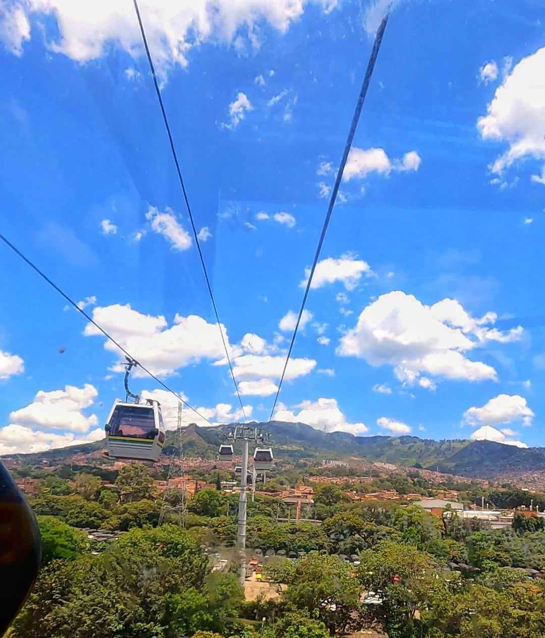 cable car transportation in Medellin