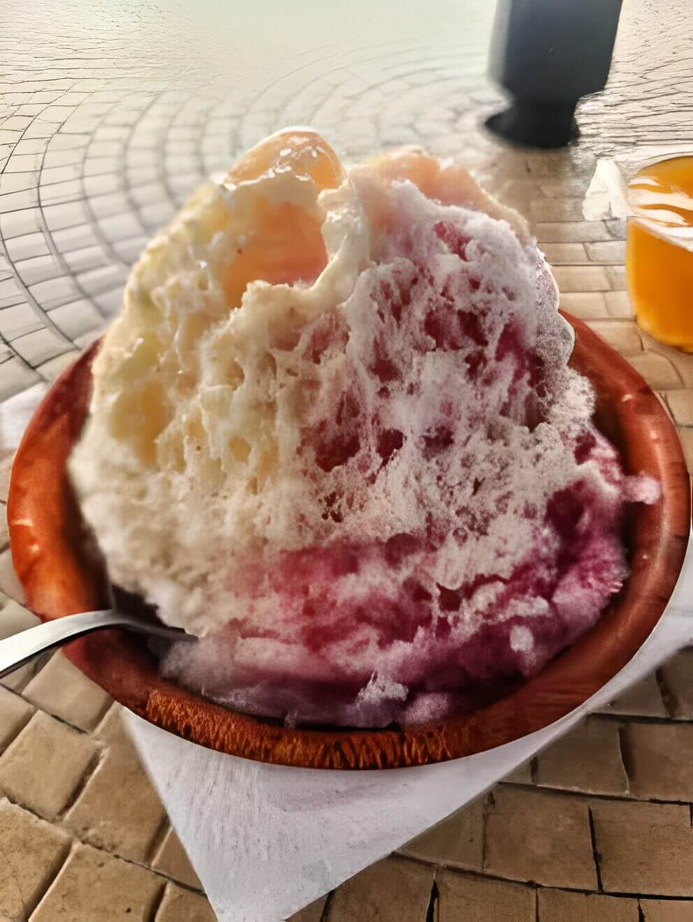 Hawaiian shaved ice in Big Island eat Hawaiian shaved ice in Big Island
