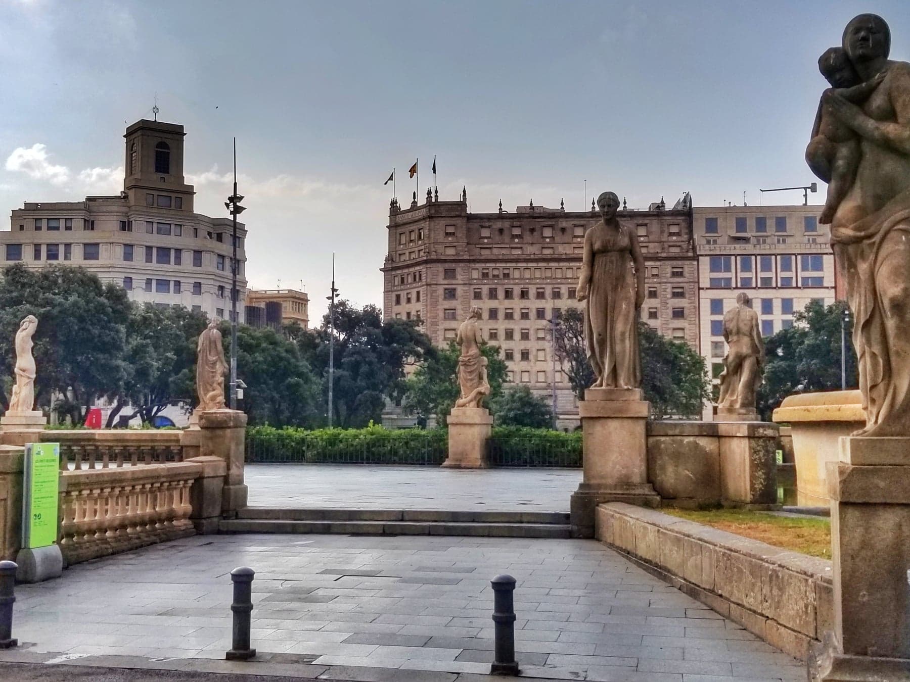 4 days in Barcelona - Placa de Catalunya