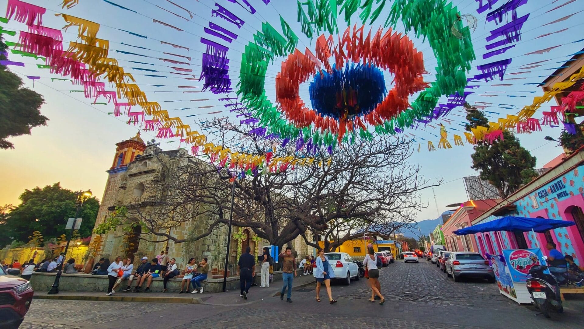 Barrio de Jalatlaco in Oaxaca, Mexico