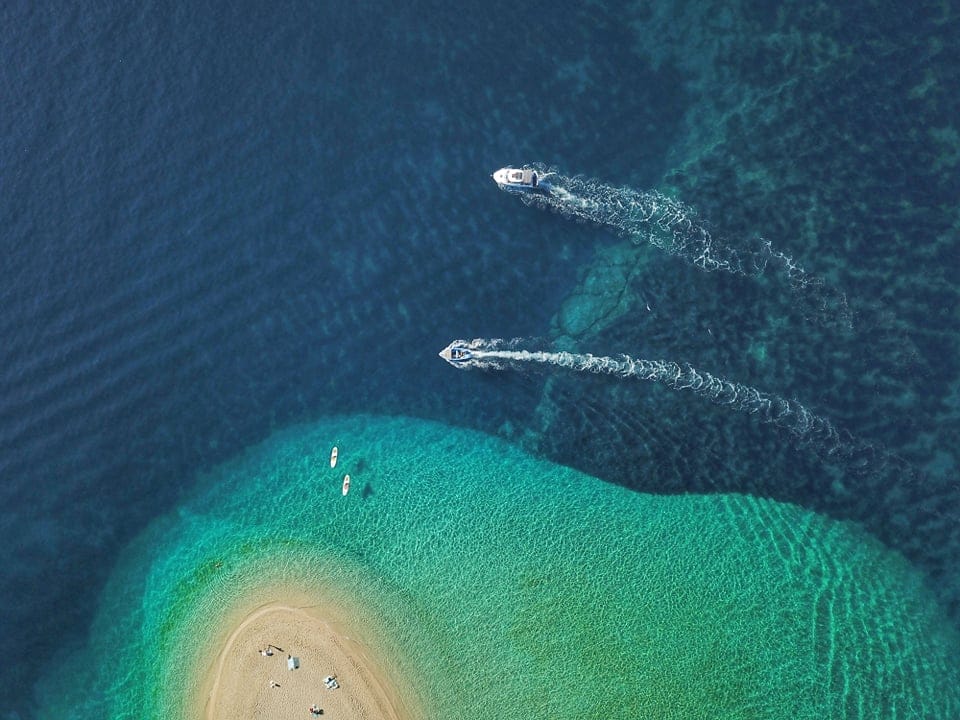 travel photos with a drone