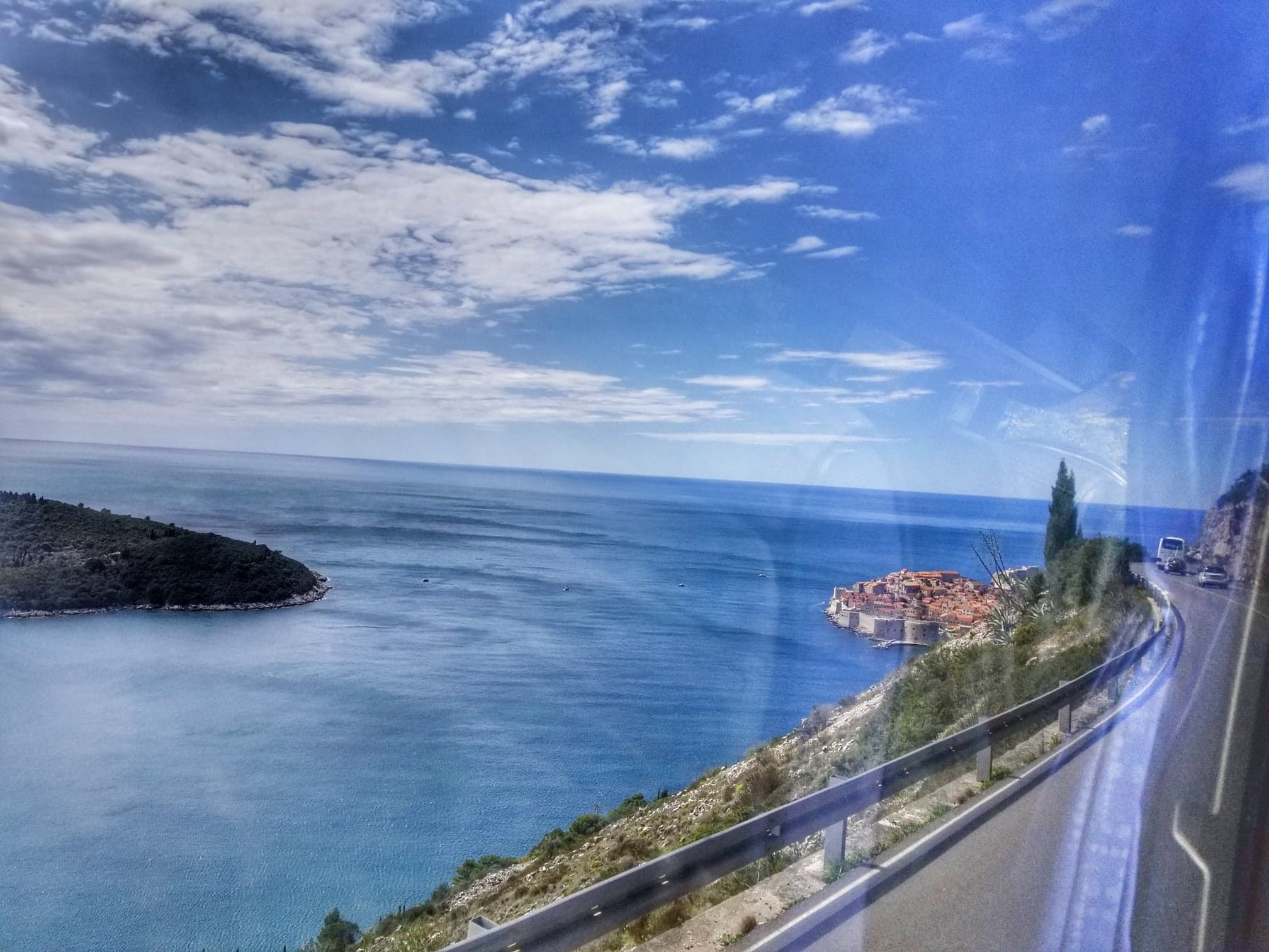 Bus ride to Dubrovnik
