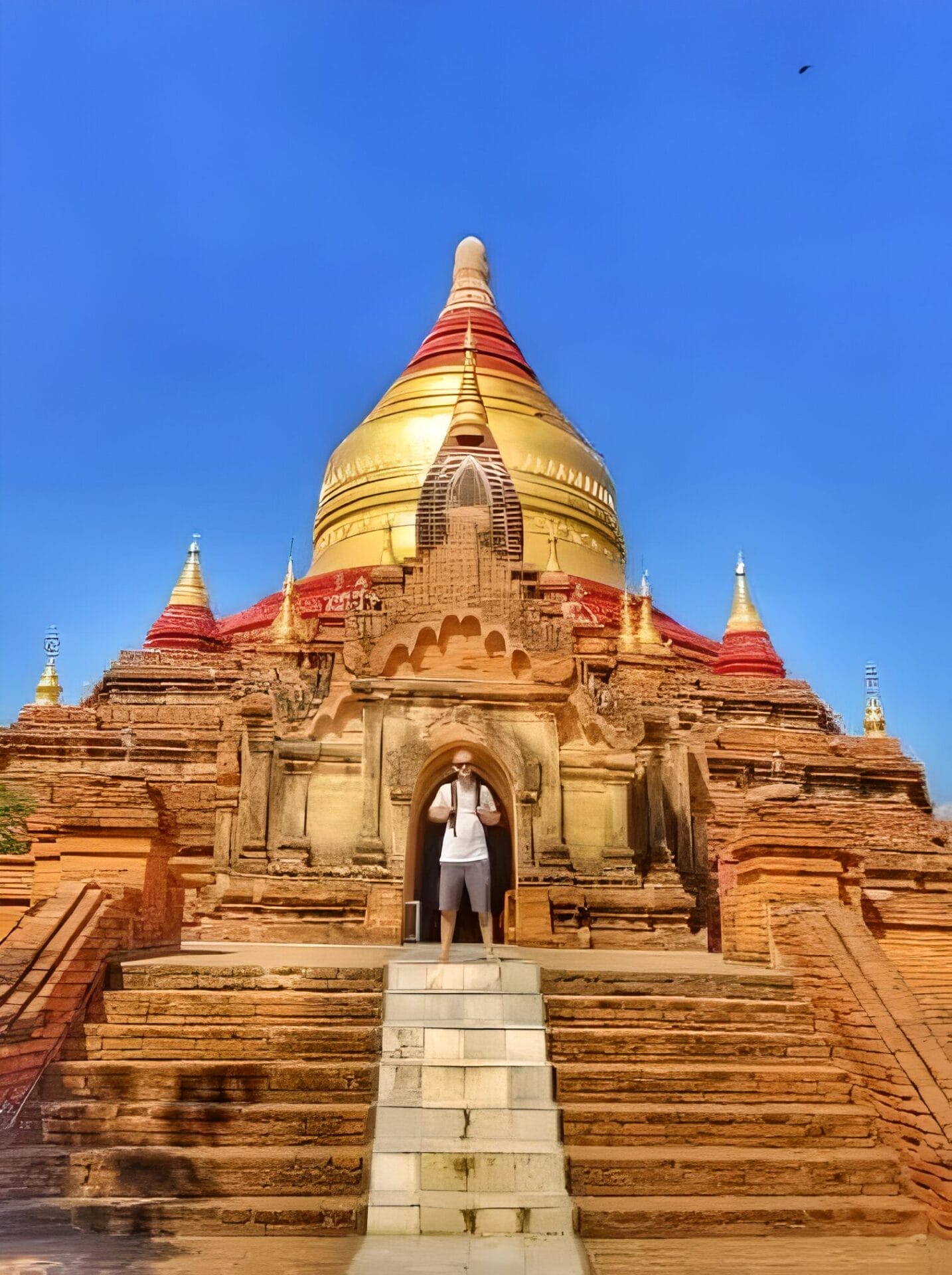 Myanmar Bagan Temples - Dhammayazika Pagoda