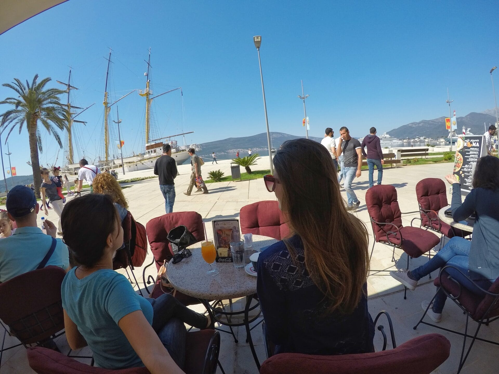 Tivat Seaport Dining - Kotor day trip