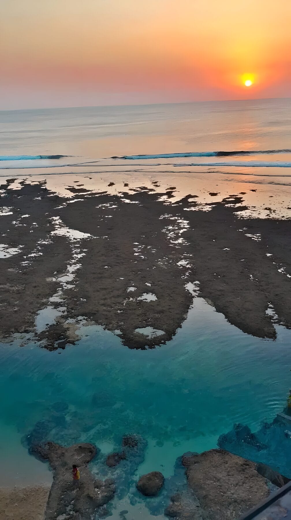 Blue Point Beach, Bali - View from above cliff Blue Point Beach, Bali - top Beaches