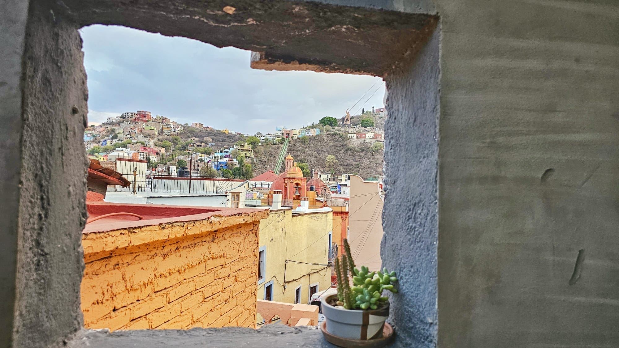 Guanajuato - view of Funicular