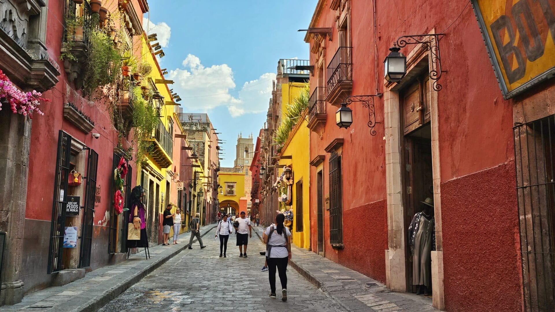Walking street of Centro in San Miguel