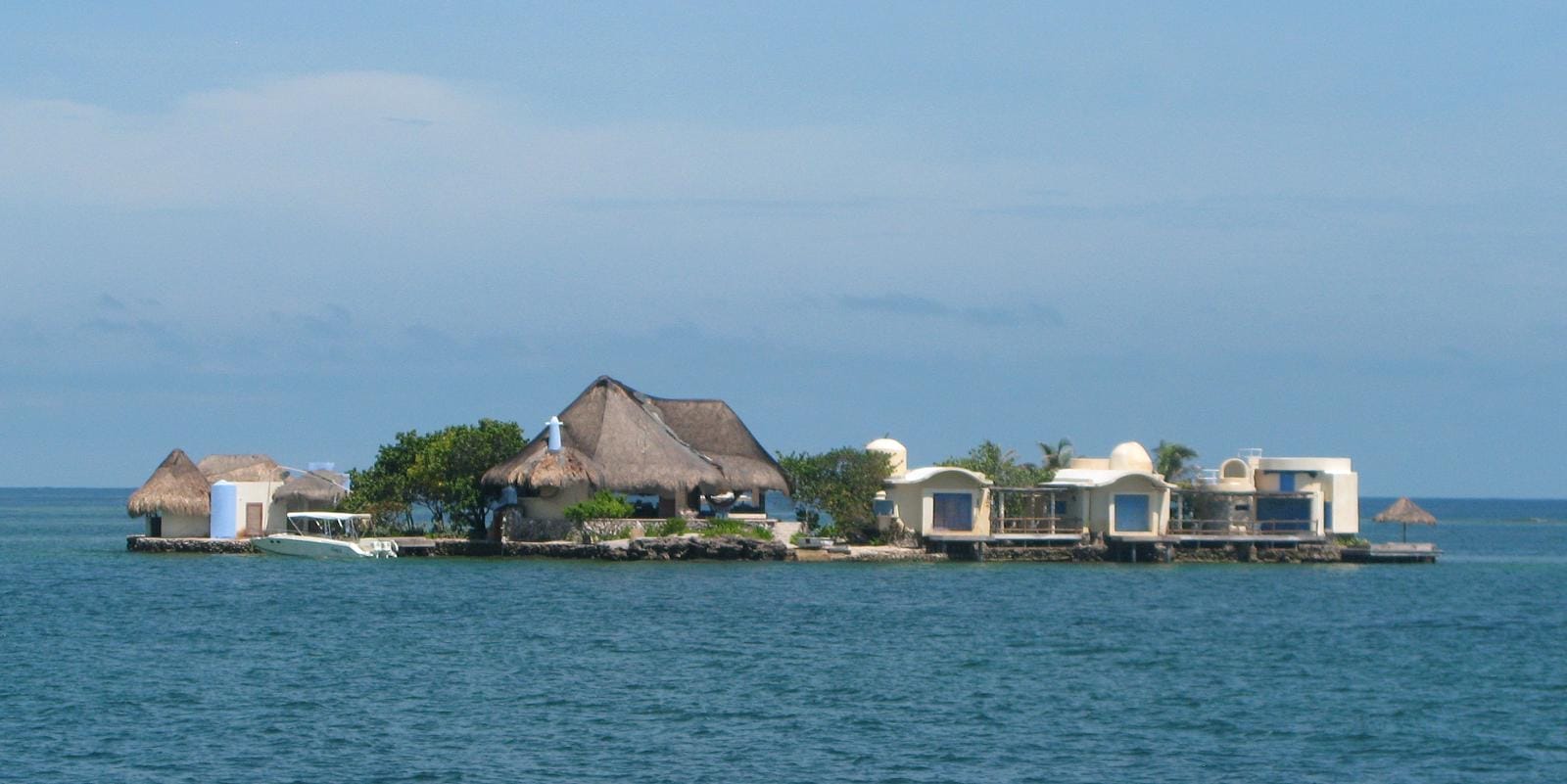 Private resort in Rosario Islands archipelago