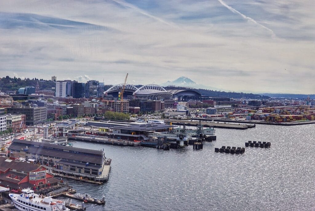 Seattle Great Wheel views