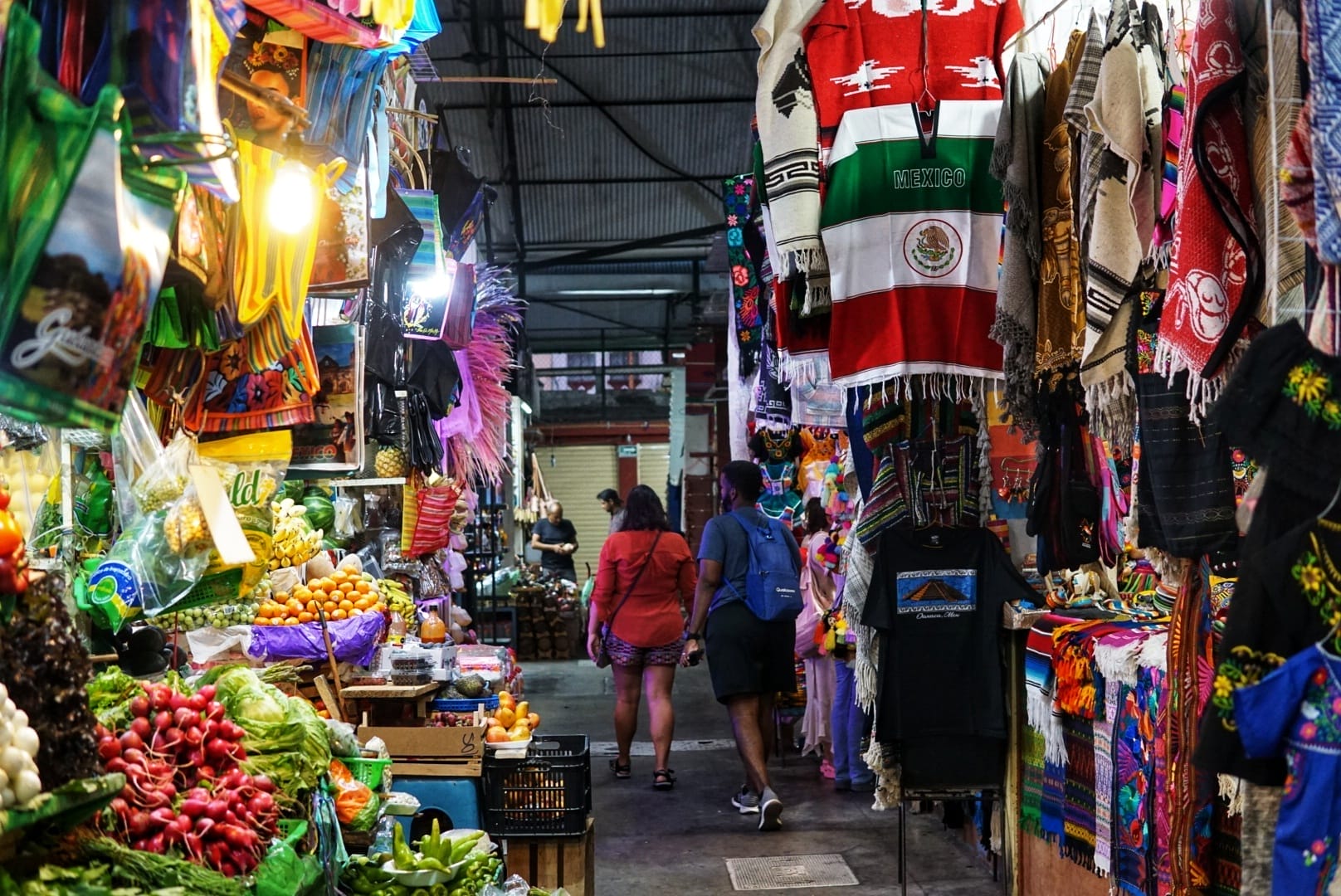 indoor market Oaxaca City
