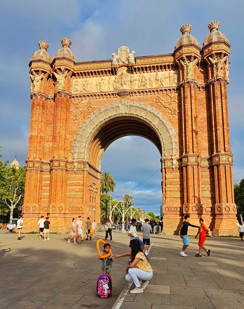 Arc de Triomf 3 day itinerary for Barcelona
